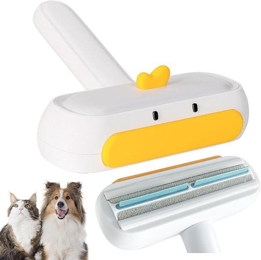 "Push & Pull Pet Hair - No Tape, No Mes!"